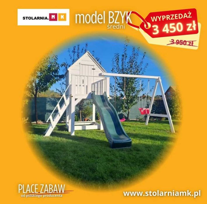 HIT CENOWY! Plac zabaw Bzyk średni PROMOCJA do końca lutego 2026!