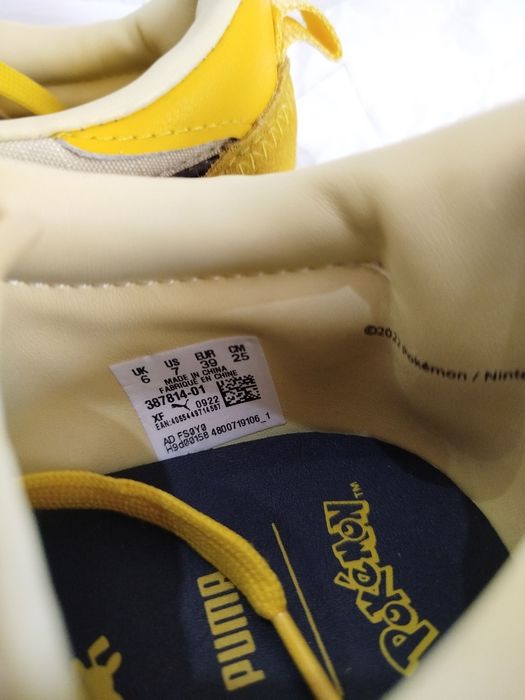 Снікерси Puma Rider FV Pikachu у лімітованому виданні. Кросівки 39 р