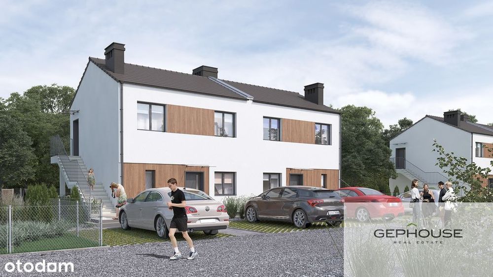 Mieszkanie z ogródkiem przy ścianie lasu