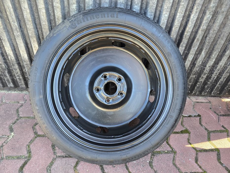 Koło dojazdowe zapasowe 125/70R18 VW Golf 5 6 7 GTI GTD 5x112 Jetta Caddy Touran EOS Passat Audi A3 TT A4 A6 Seat Leon Altea Exeo Skoda Octavia