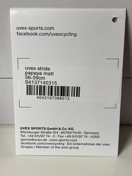 Kask rowerowy UVEX rozm. 56-59