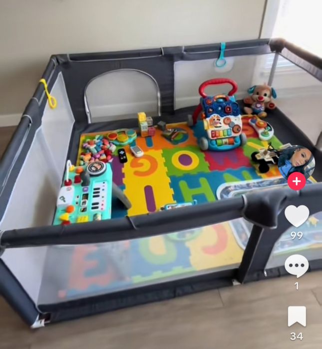 Манеж дитячий DMR 150х180 см Сухий басейн