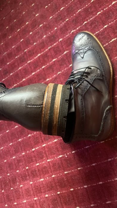 шкіряні черевики Dino Draghi 12059, розмір 45, устілка 30см