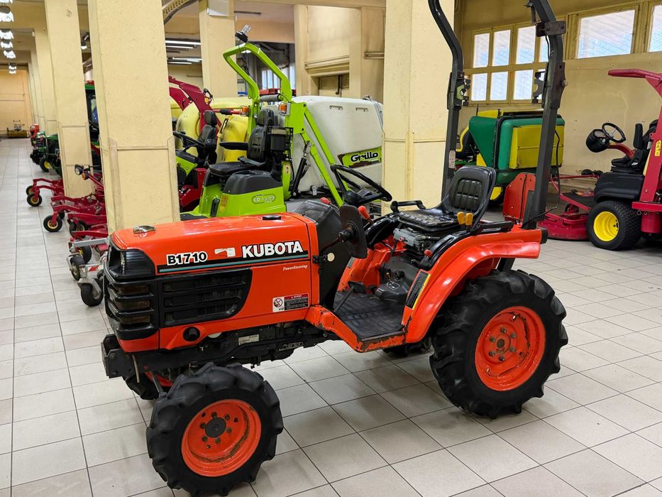 Traktorek Mini traktor Ciągnik Kubota B1710 Wspomaganie kierownicy 848 Motogodzin