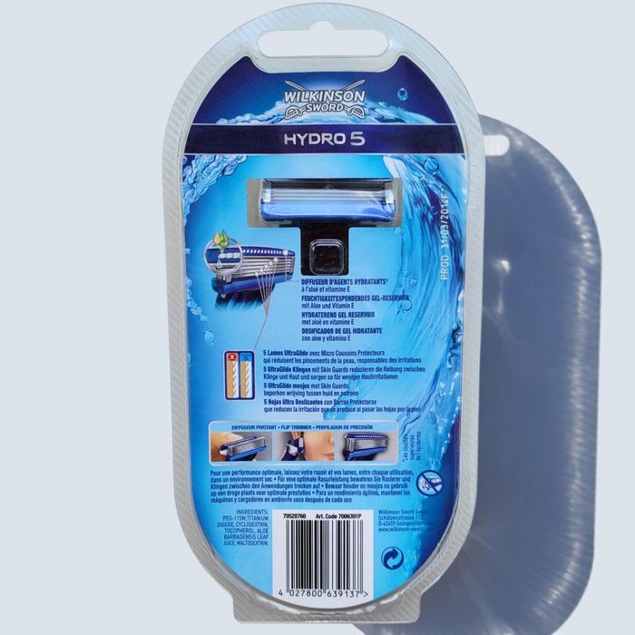 Подарунковий набір Wilkinson Sword Hydro 5 (станок +6 картриджів)
