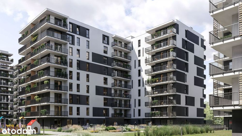 2-pokojowe mieszkanie 42m2 + balkon Bezpośrednio