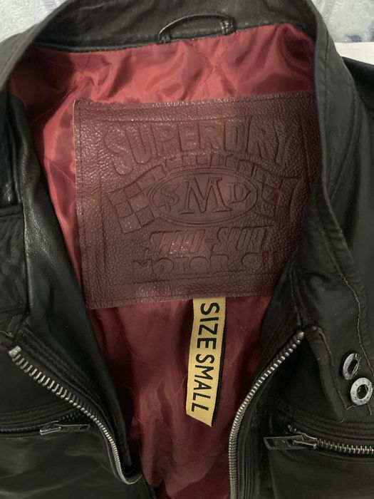 Кожаная куртка Superdry Style, размер S