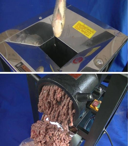 Мясорубка для каркасов птицы и рыбы