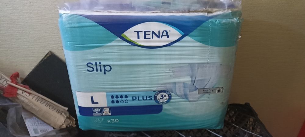 Підгузки для дорослих TENA 6 крапель "Slip Plus Large" L 30шт