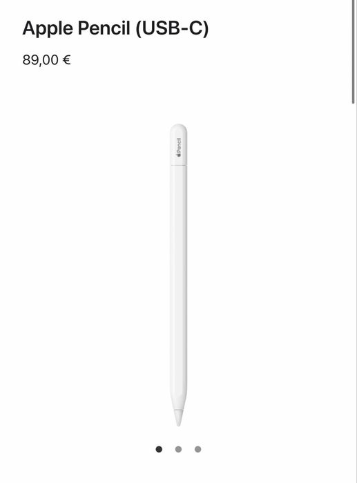 Apple Pencil USB - C / usada 1 mês