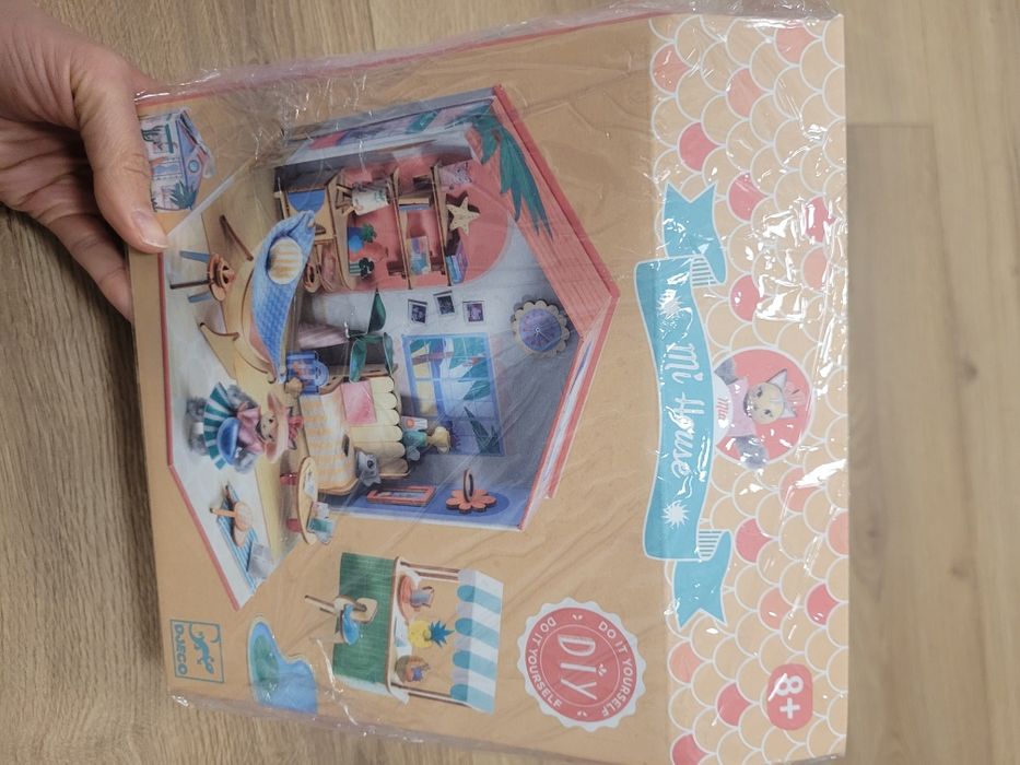 Zestaw kreatywny, mini domek MI HOUSE, zrób to sam, nowy.