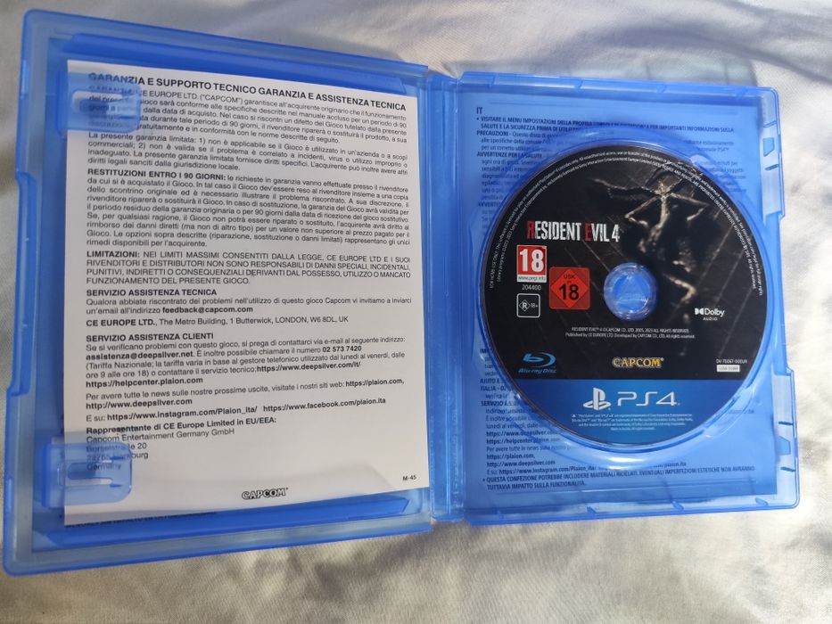Jogo resident evil 4 remake de ps4
