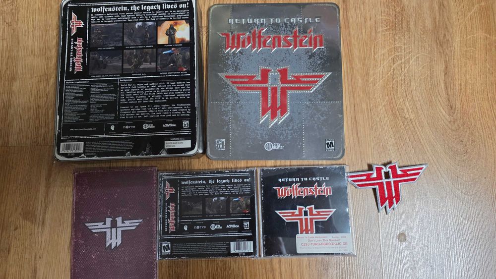 PC Return to castle Wolfenstein wydanie metal box