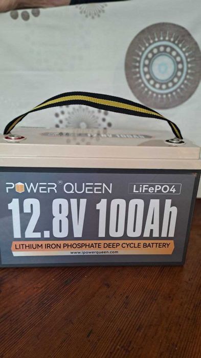 Аккумулятор новый, литий-железо-фосфатный Power Queen 12.8V 100Ah
