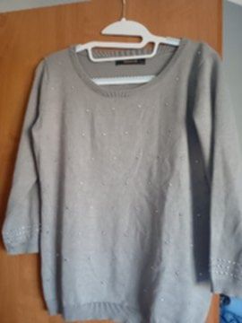 Sweterek damski szary