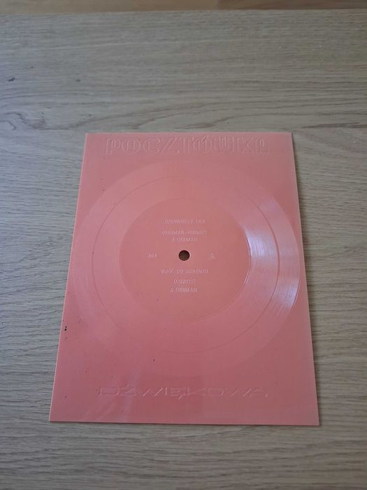 Pocztówka dźwiękowa z lat 70-tych