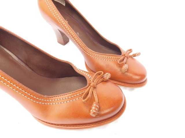 Clarks Bombay skórzane brązowe czółenka 39