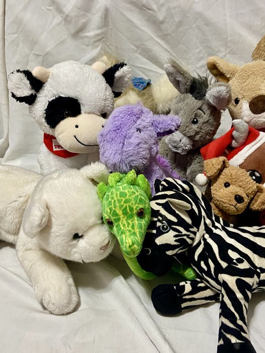 Лот 14 шт цена ща все мягкие  игрушки  игрушка мягкая