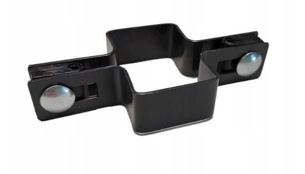 Obejma przelotowa 60/40 - M6 - GRAFIT - kompletna - 100 szt.