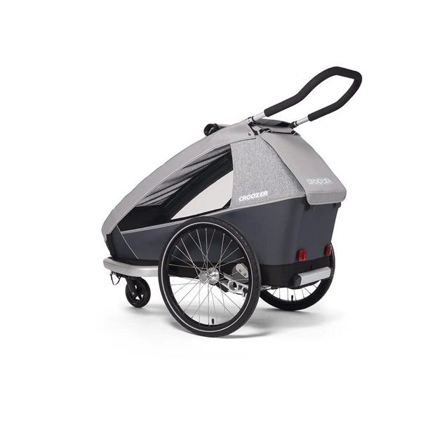 wozek spacerowy przyczepka rowerowa Croozer Keeke 1 Stone Grey