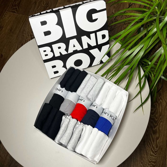 5шт Труси чоловічі + 12 пар носків / Трусы мужские / Хлопок