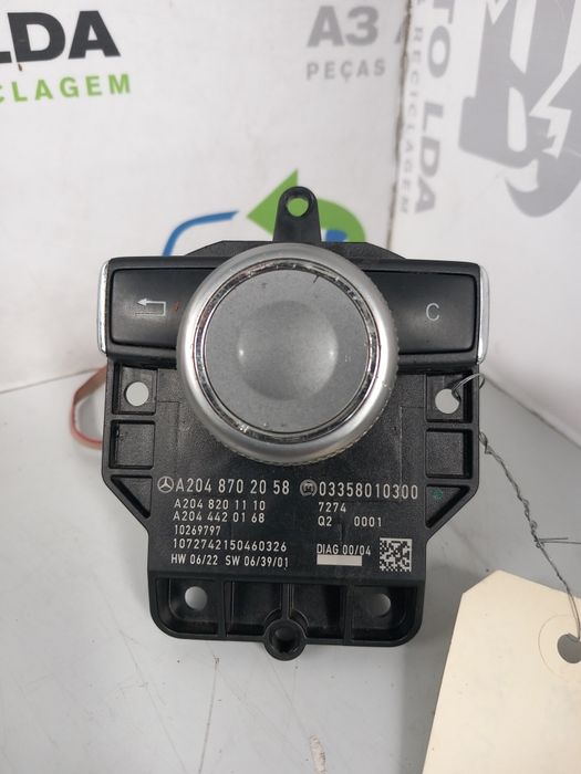 Botão comando multimédia multifunções Mercedes Classe C W204