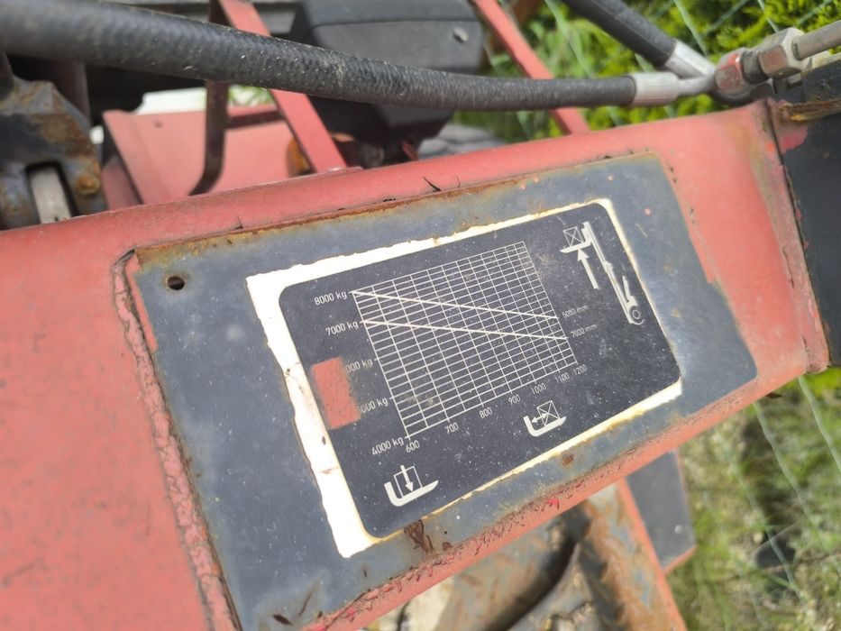 Linde H80 wózek widłowy, nowe długie widły