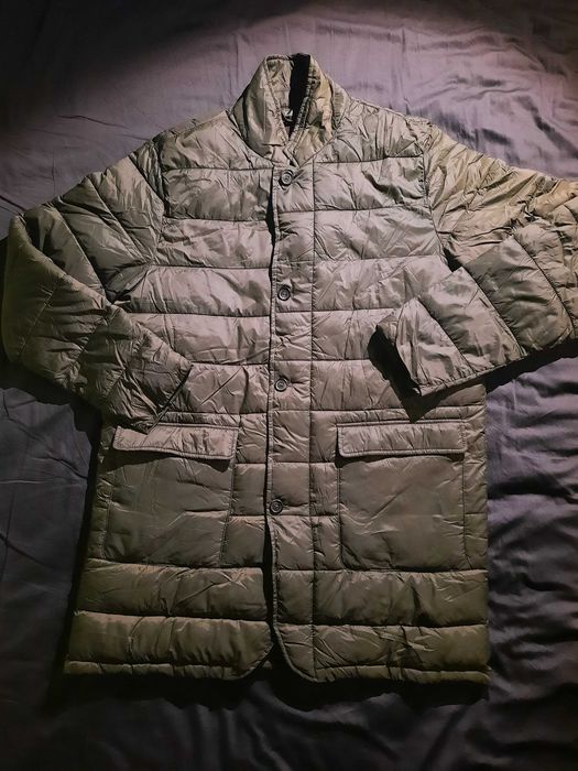 Kurtka zimowa khaki dłuższa 180 cm+