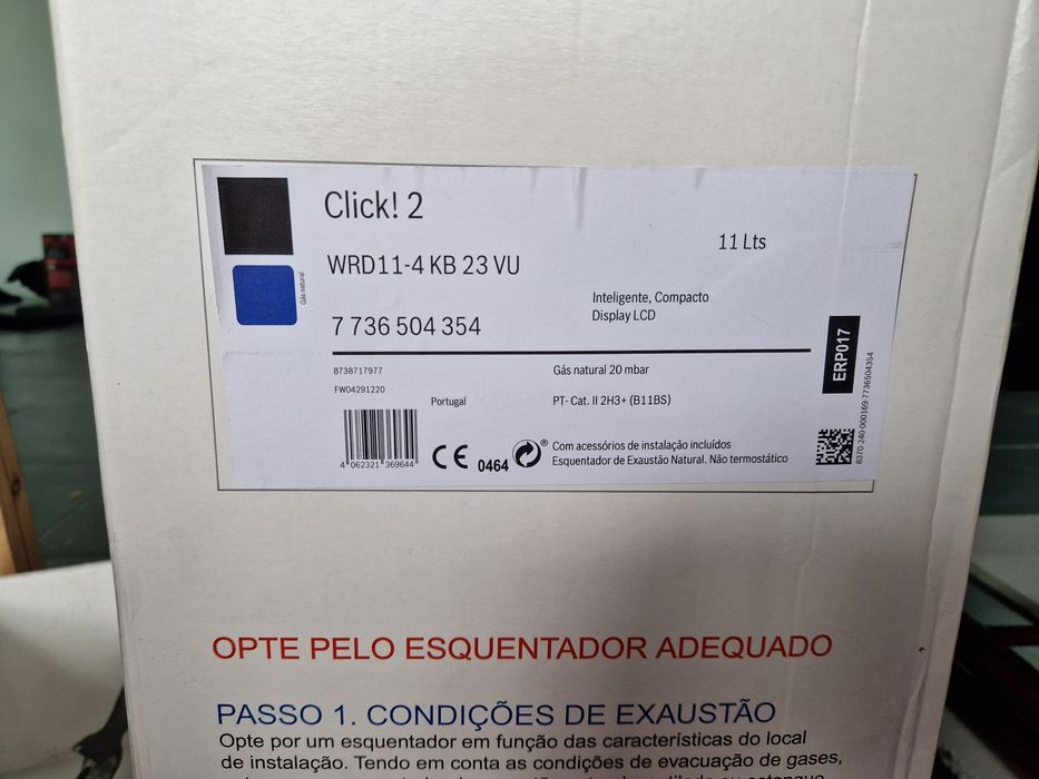 Esquentador a gás natural