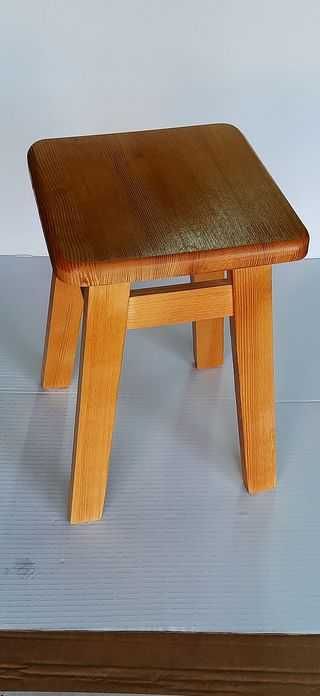 Nowe Taborety drewniane wysokości 45 cm stołki kuchenne SOLIDNE