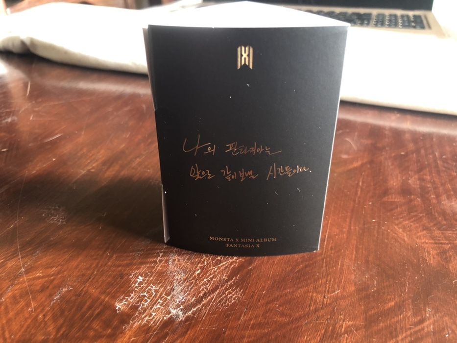 MONSTA X Figura de cartão Minhyuk (Kpop)