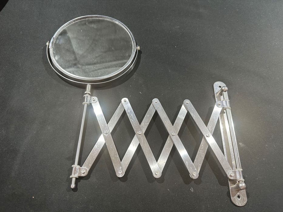 Espelho telescópico de casa de banho (1x, 3x de ampliação)