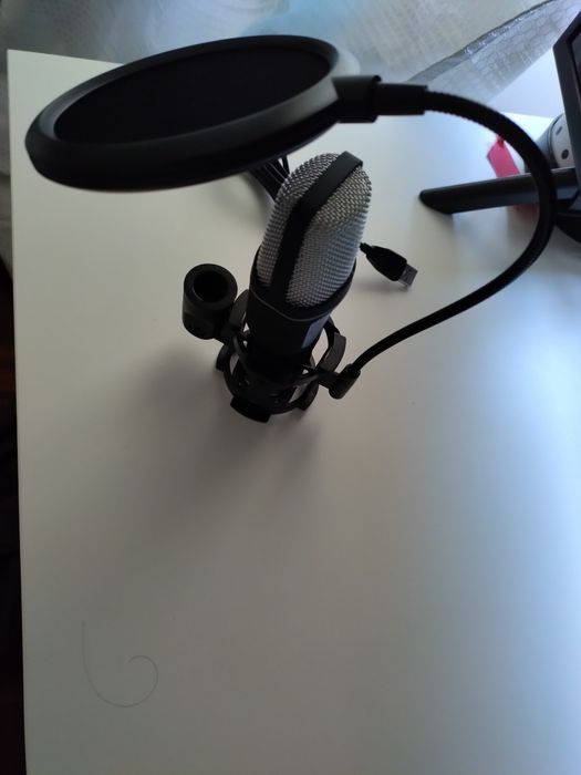 Microfone Profissional Podcast/YouTube/Gaming