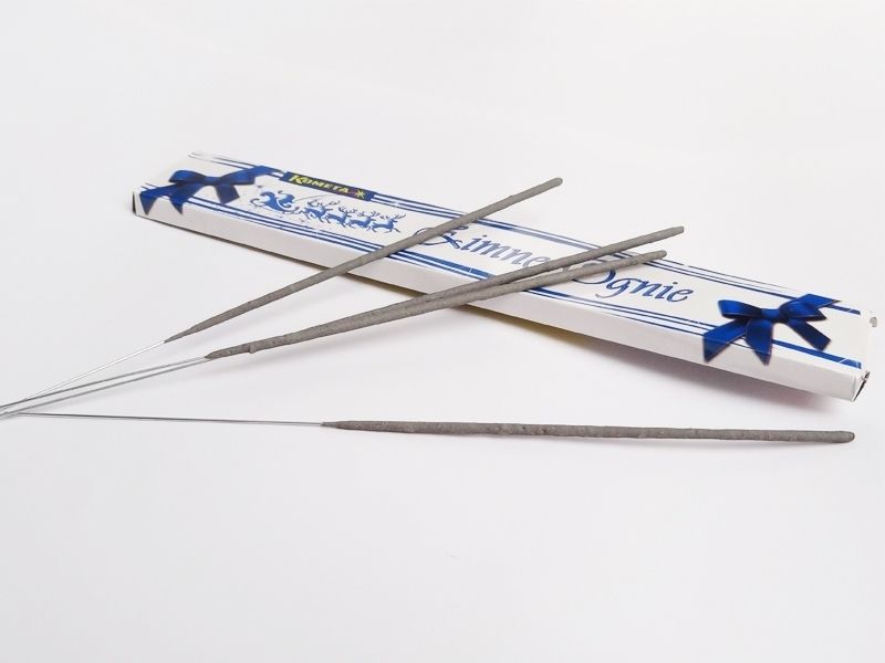 Zimne Ognie 25 cm 80 Sztuk