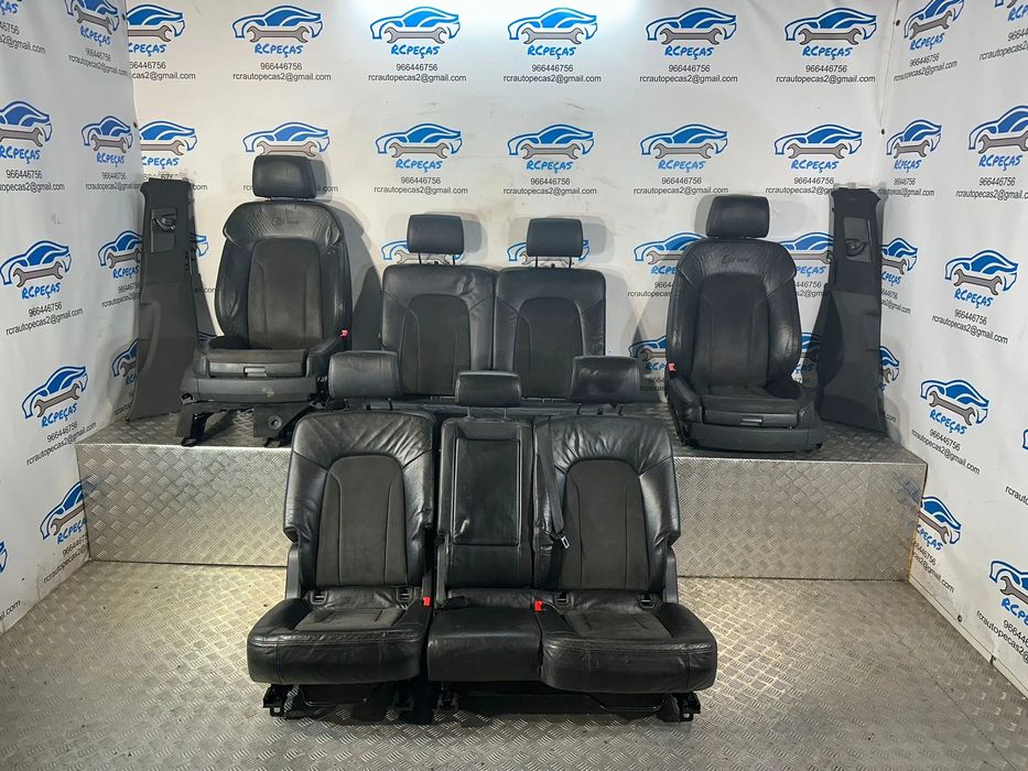 Conjunto Bancos Em Pele 7 Lugares Audi Q7 4L Sline S-line S line