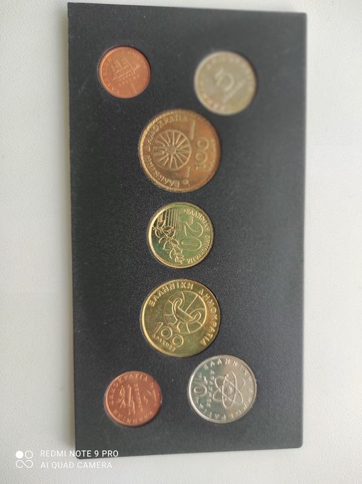 Коллекционный набор монет Греции
