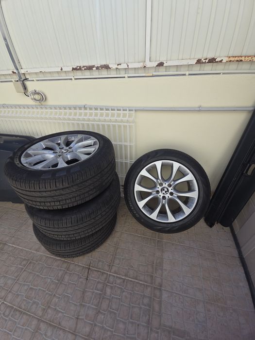 4 Jantes BMW X5 19" Originais  + Pneus Novos + Sensores TPMS.