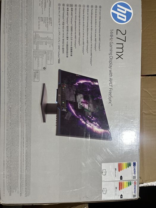 NOWY HP 27mx 144Hz 27 cali Full HD Gaming