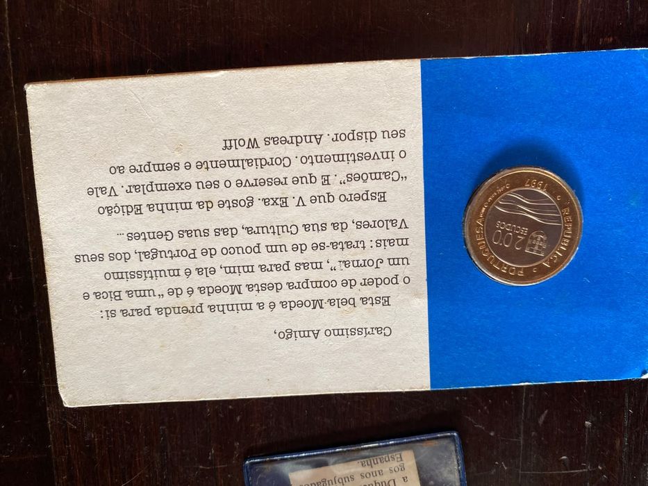 Moedas antigas - escudos e centavos | Moedas Comemorativas
