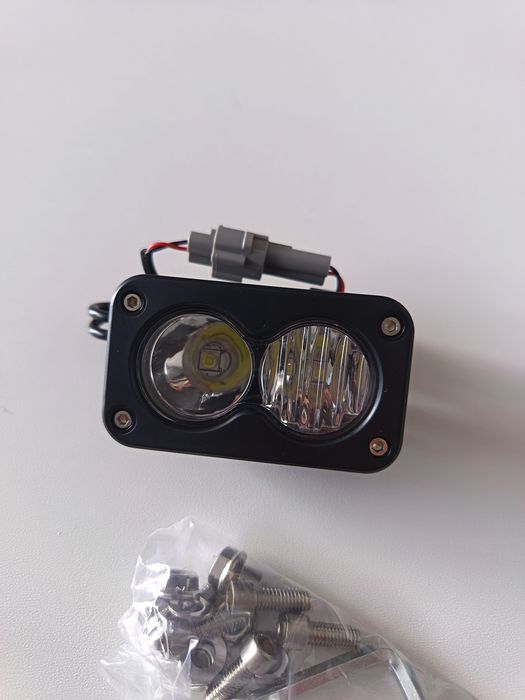 Lampa Halogen Dodatkowy LED Motocykl Quad Off-Road Uchwyt Śruby NOWY