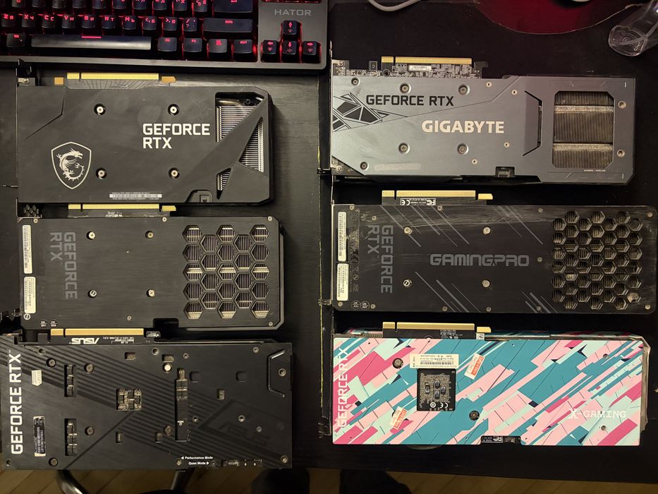 ЛОТ Живих Відкокарт Nvidia RTX 3060 TI 8GB