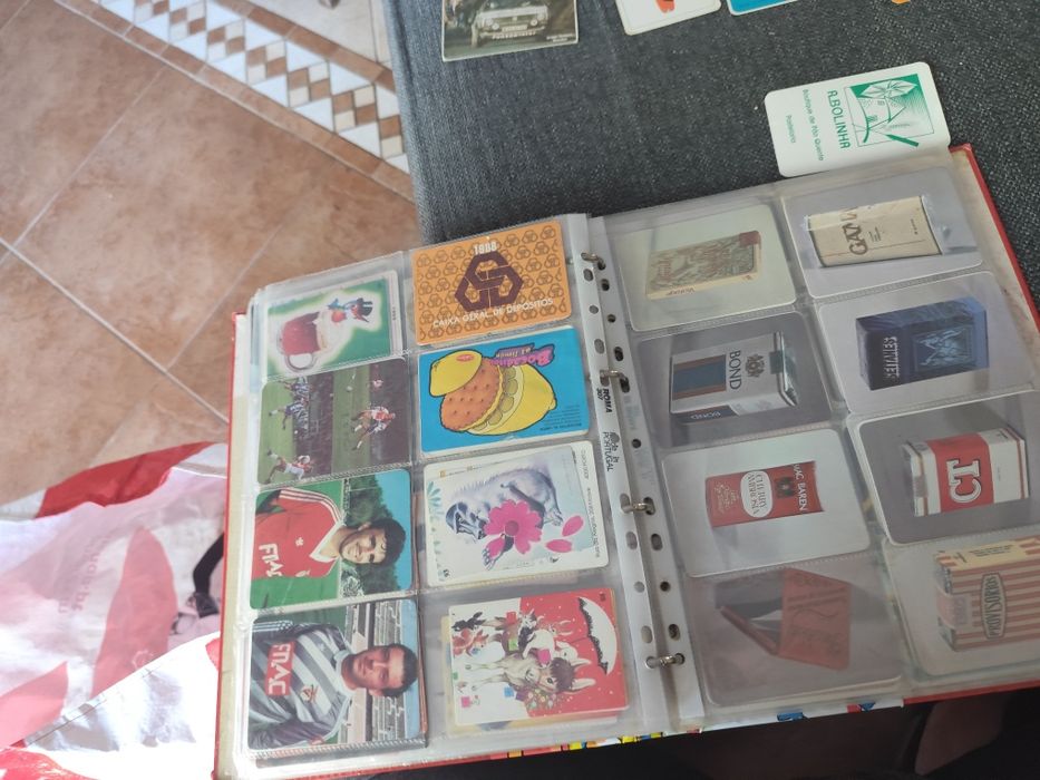 Álbum de Calendários de Bolso Vintage (Anos 80/90) - Benfica, Sumol, Tabaco,  Olá, Coca-Cola entre outros