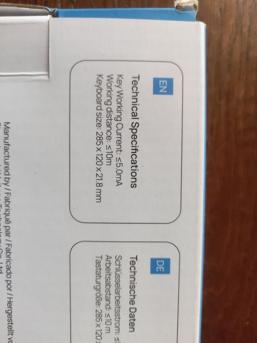 Klawiatura bezprzewodowa Omoton