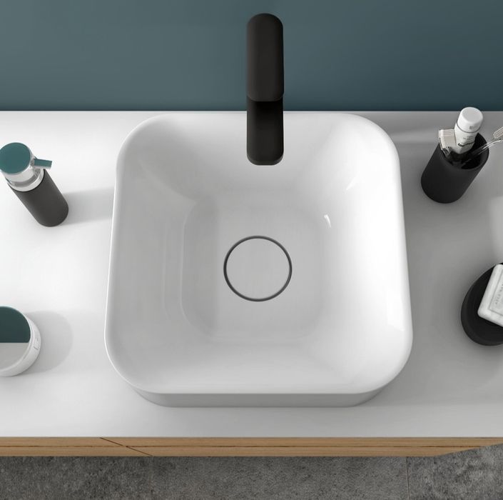 Lavatório NOVO de pousar 38X13,2 cm muito modernoo