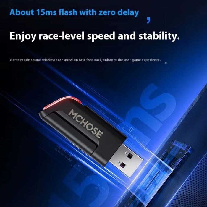 MCHOSE V9 Pro‼️Гарантія‼️Steel Black бездротові ігрові навушники