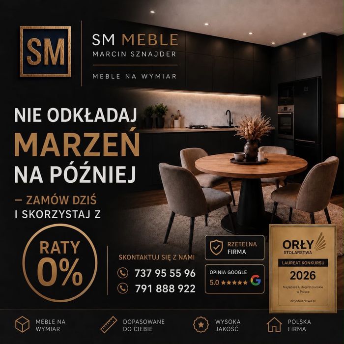 Meble na wymiar Raty 0% Gliwice  meble kuchenne pokojowe szafy garderoby