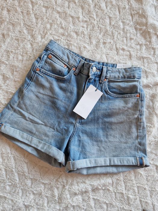 Zara jeansowe bermudy