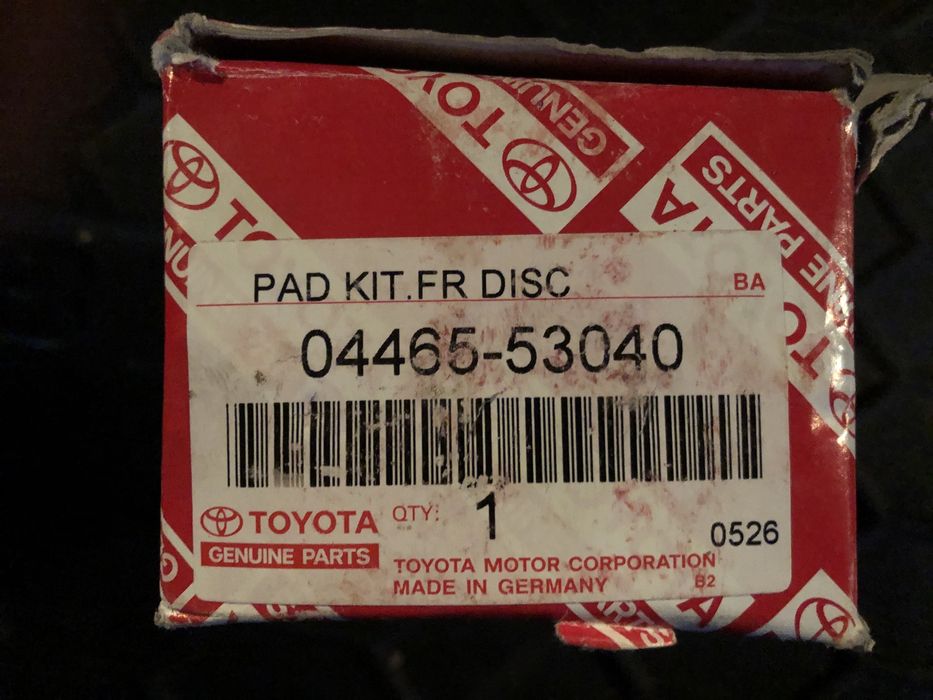 Тормозные Колодки передние LEXUS IS 250