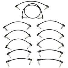 Pack Fender Blockchain Patch Cables – 12 Peças (Médio)