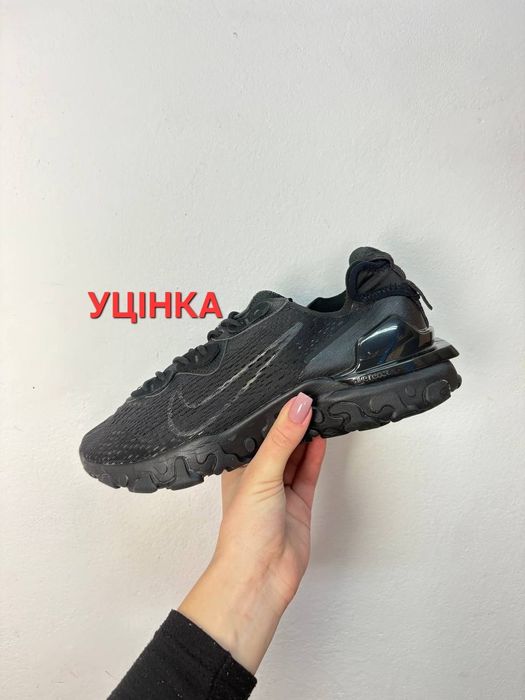 Уцінка! Nike React Vision black/Найк реакти